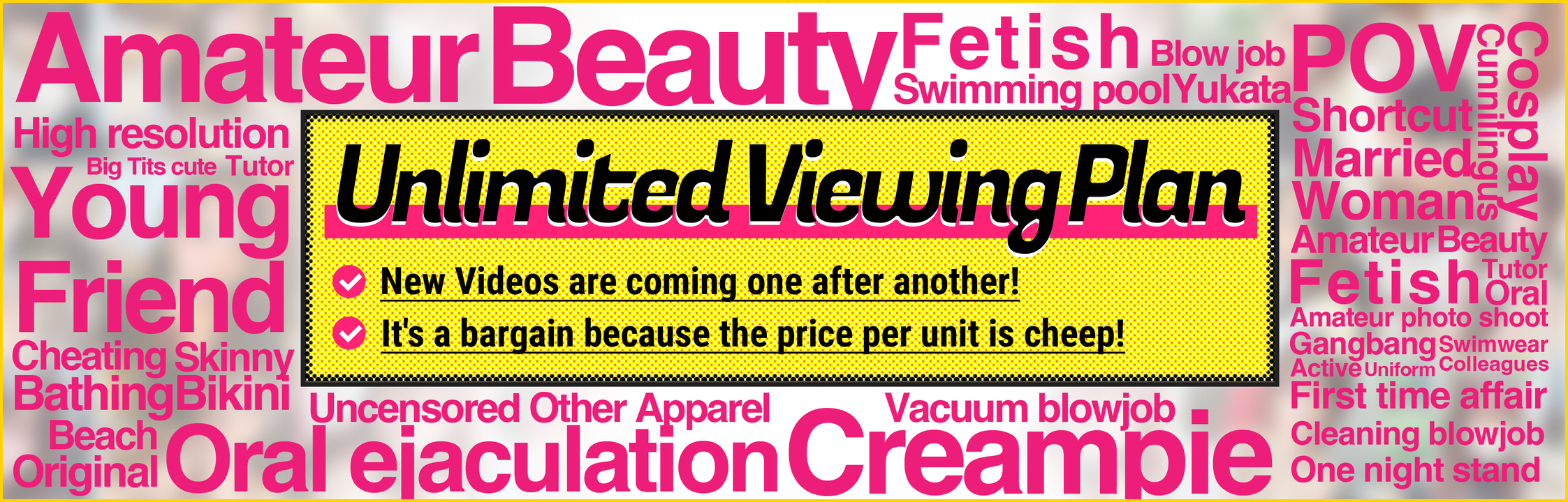 Discover your next obsession with FAV-tube Unlimited. Try it for a month to start!